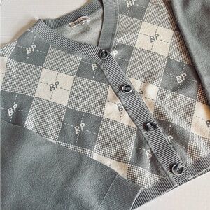 Baum Und Pferdgarten Cornelie Cardigan GreyWhite Diamond Size S (S/M)